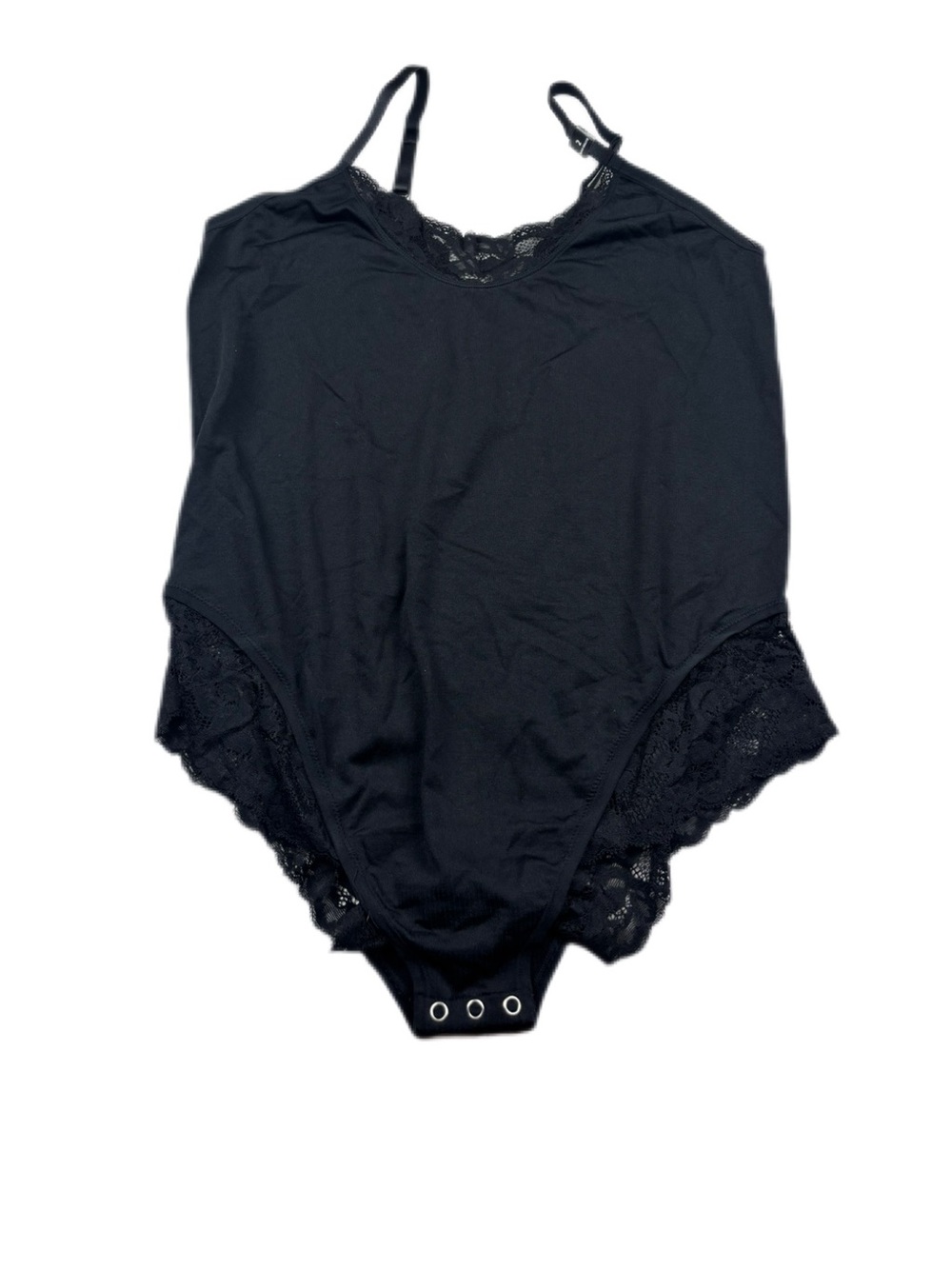 NWT! Torrid Black Bodysuit Lace Tank Size 2X